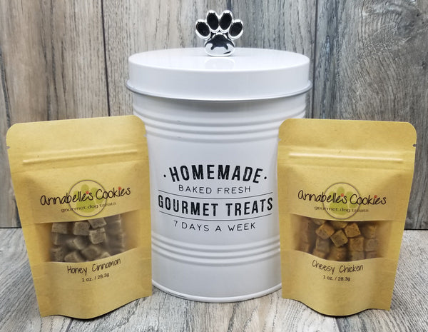 Handmade Gourmet Dog Training Treats ~ 6 Flavor Sample Pack ~ 1 oz. Bags