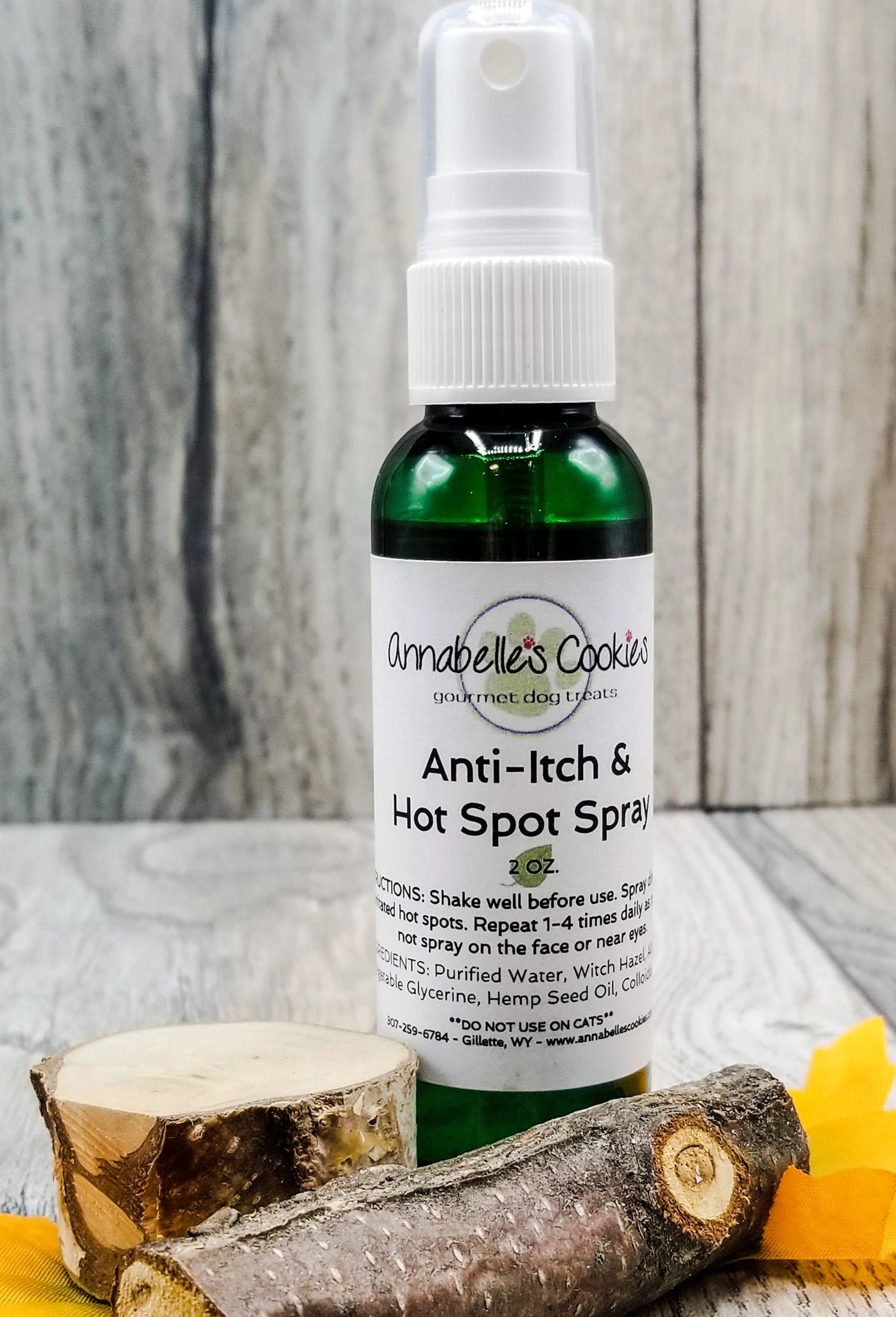 Anti-Itch & Hot Spot Spray for Dogs 100% Natural Relief for Itchy Spots Homemade in Small Batches