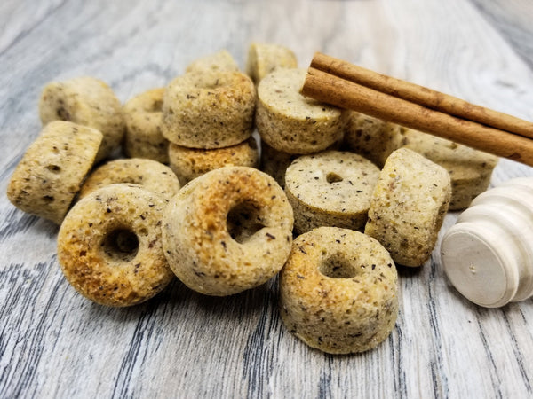 Honey Cinnamon Mini Donuts Handmade Gourmet Dog Treats - 4 oz. Bag