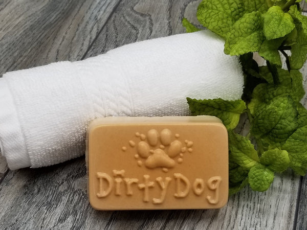 Dirty Dog Solid Oatmeal Base Dog Shampoo Bar Handmade Pet Soap Bar Soap for Dogs